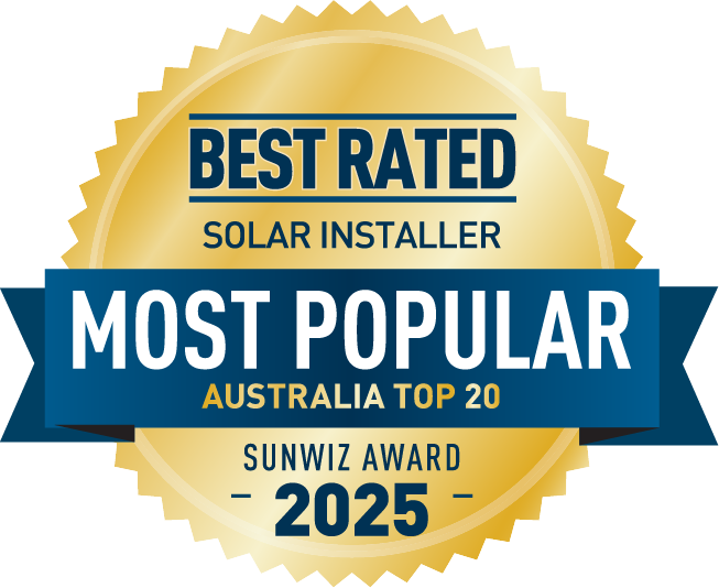 SunWiz chart of popular Australian solar installers