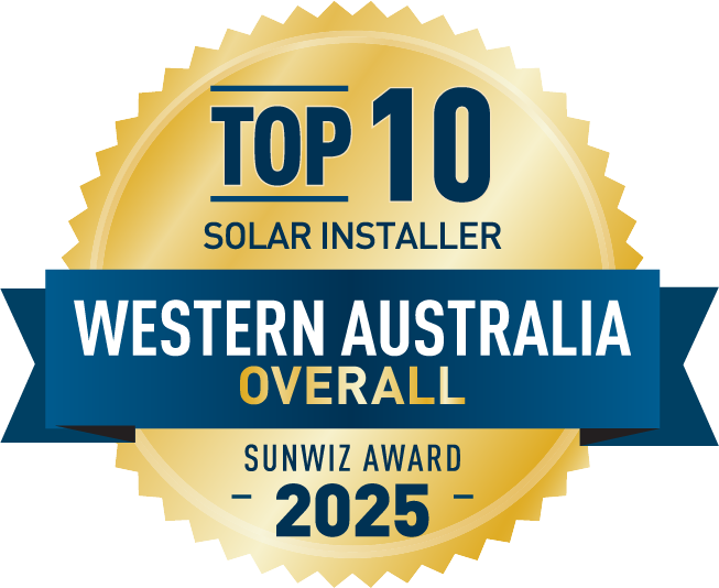 SunWiz chart of Western Australia overall installation volume